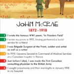 John McCrae, a History Heroes First World War Hero