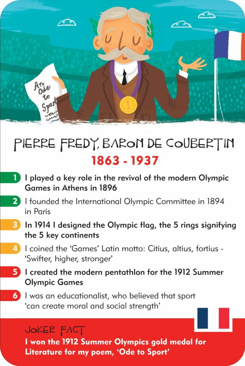 History Heroes: Sport Helden Kartenspiel – Lernspiel über Legendäre Sportler Für Die Ganze Familie