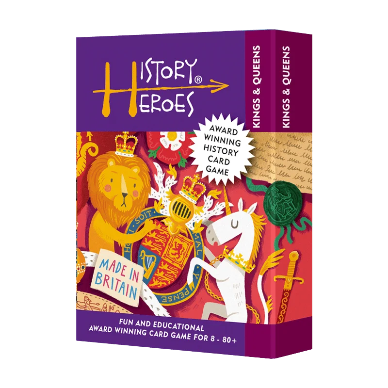 History Heroes KINGS & QUEENS Card Game