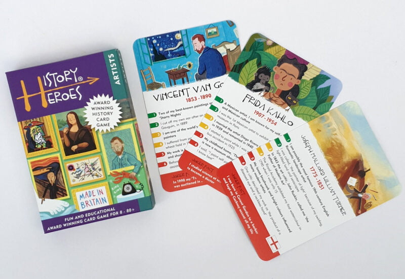 History Heroes ARTISTS card game