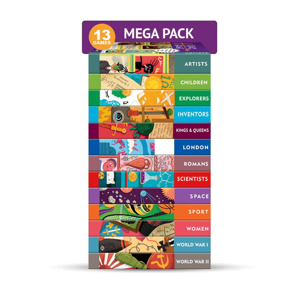 History Heroes Mega Pack contains 13 games