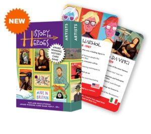 history heroes ARTISTS card game