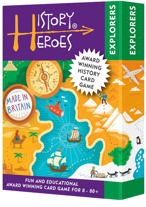 Famous Explorers of history quiz cards History Heroes