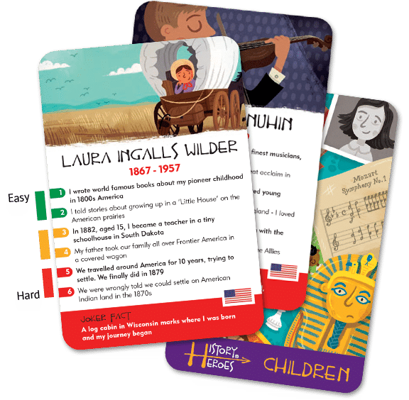 How to play History Heroes CHILDREN card game