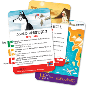 How to play History Heroes EXPLORERS card game
