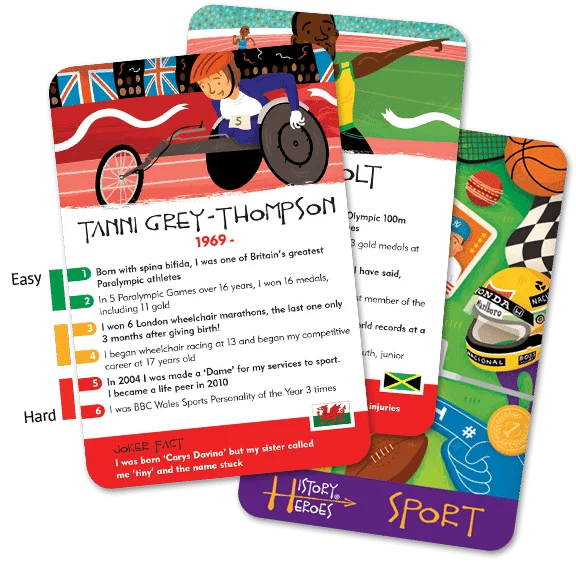 How to play History Heroes SPORT card game