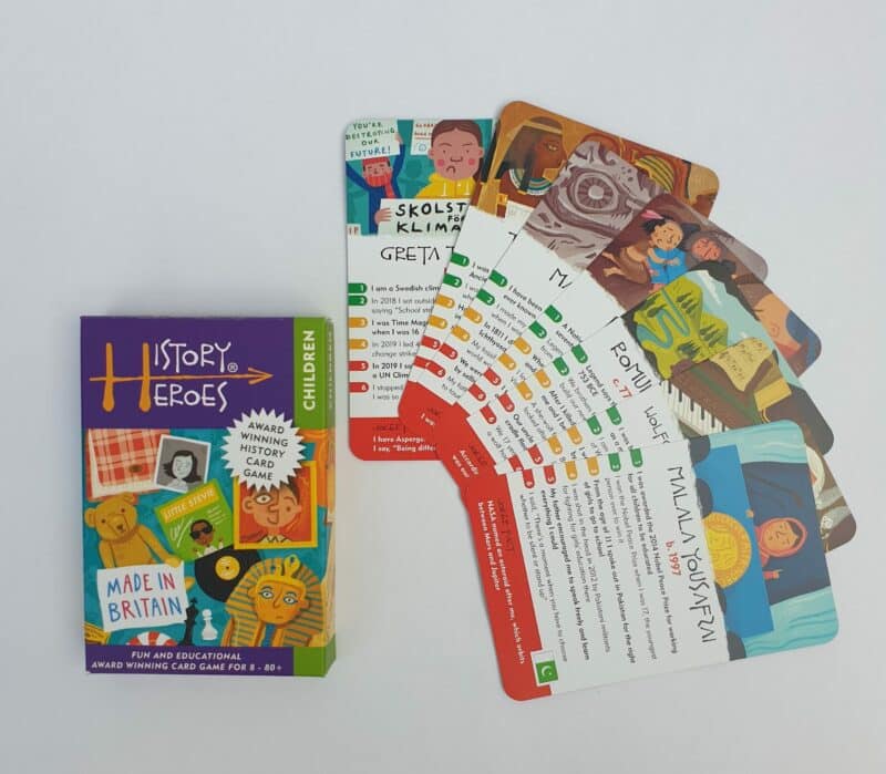 History Heroes: CHILDREN in History card game
