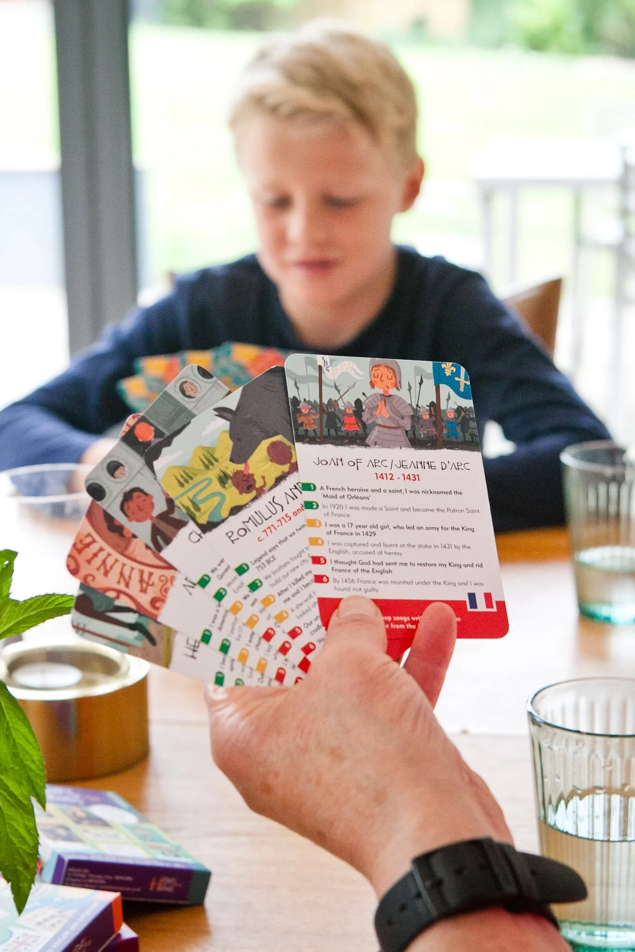 History Heroes: CHILDREN in history family card game