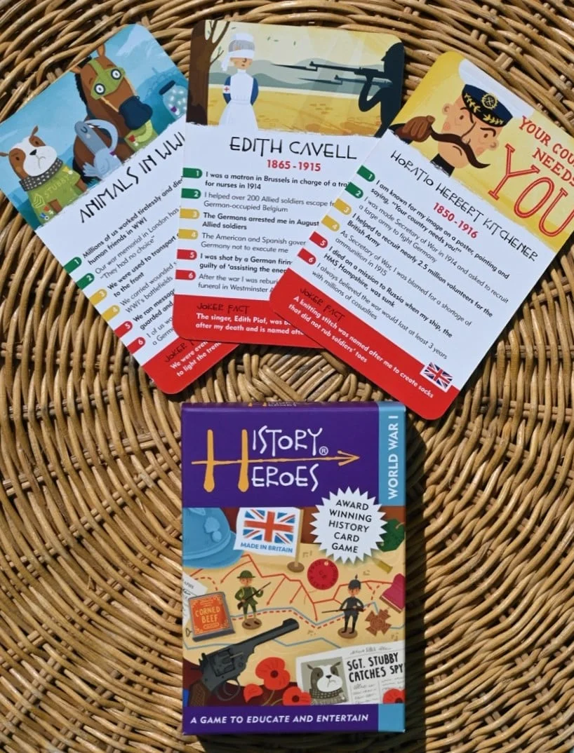 History Heroes: WORLD WAR ONE family card game