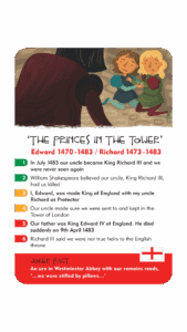 The Princes in the Tower card from History Heroes' CHILDREN card game