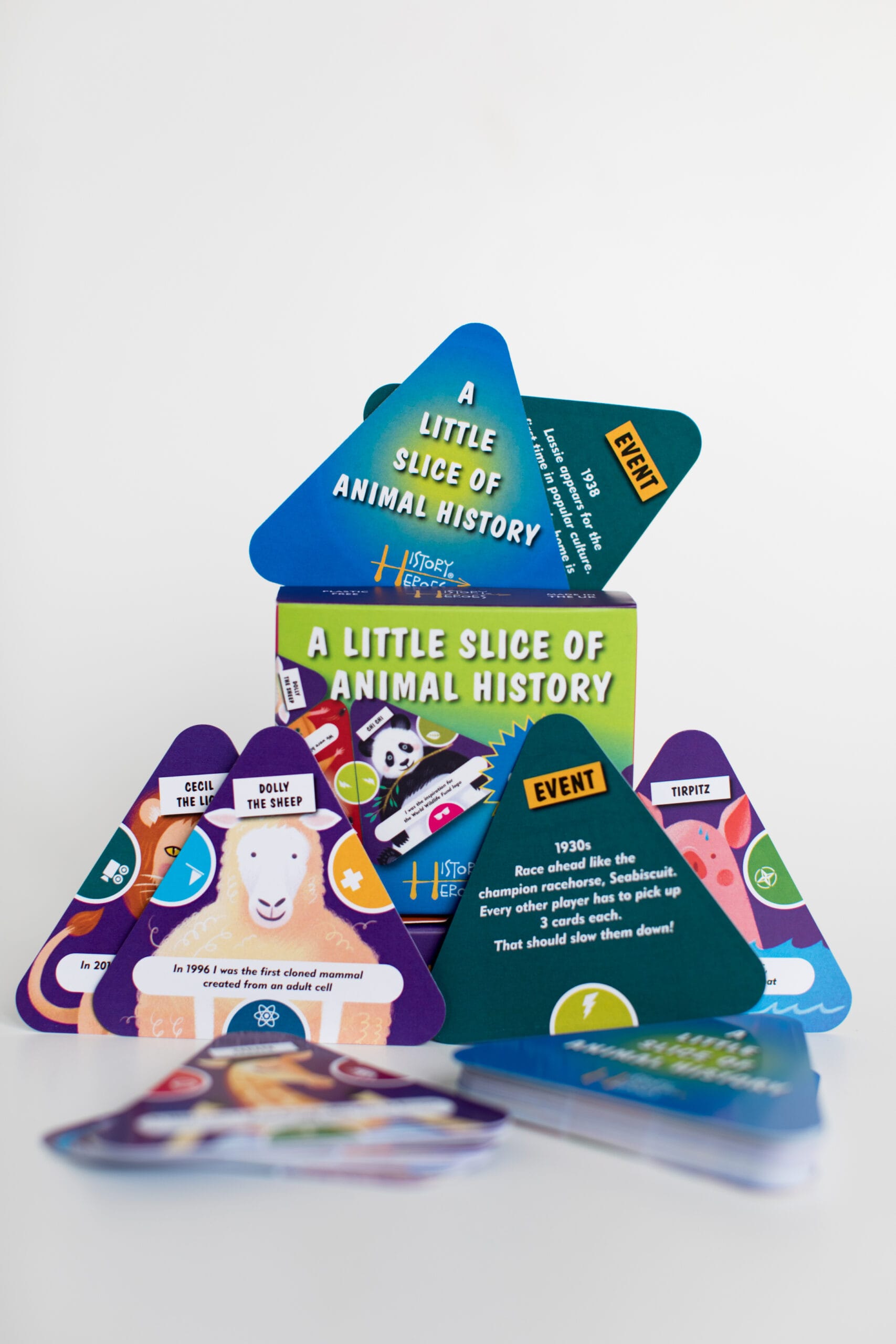 History Heroes: A LITTLE SLICE OF ANIMAL HISTORY card game - Image 3